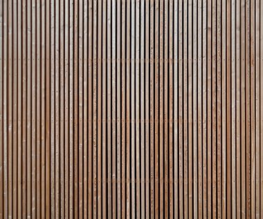 Mimari cephe yüzeyi için vida ahşap kalasların arkaplan dokusu