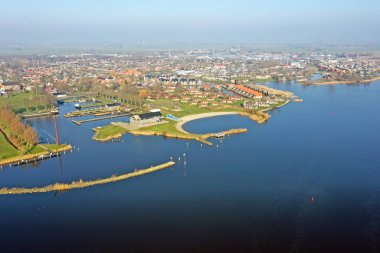 Hollanda, Friesland 'daki tarihi Heeg kasabasından.