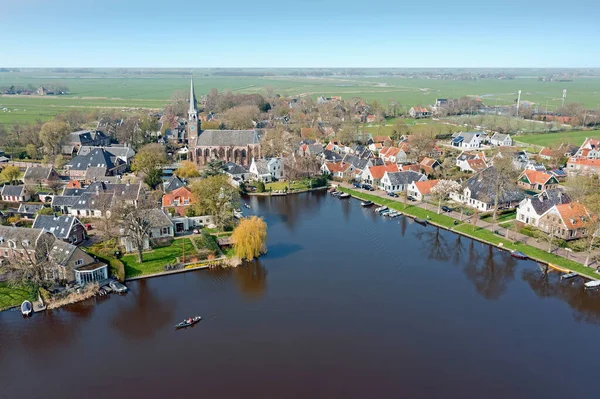 Aerial Town Broek Waterland Netherlands — Stock Photo, Image