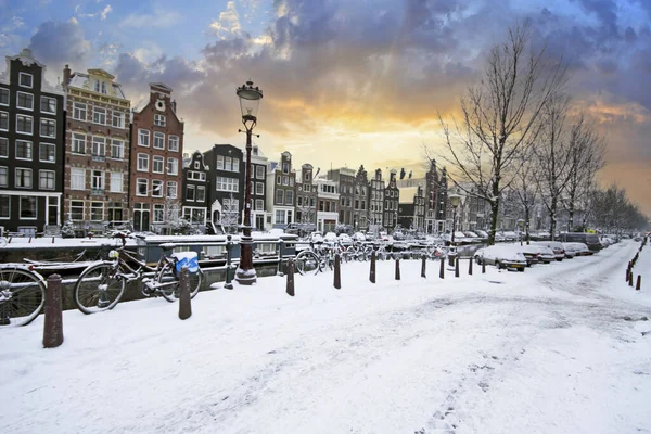 Amsterdão Inverno Nos Países Baixos Fotos De Bancos De Imagens