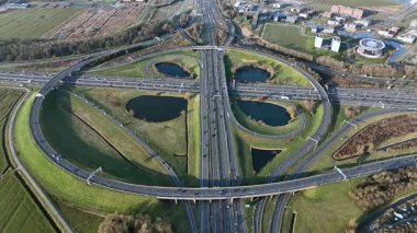 Hollanda 'nın Utrecht yakınlarındaki Oudenrijn adlı en eski kavşağından.