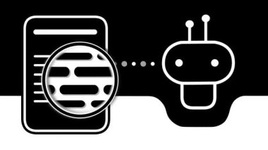 AI, KI Chatbot, Büyüteçle Araştırma, Peyzaj MP4: Sevimli bir yapay zekanın kusursuz animasyonu, büyüteçle KI sohbet robotu taraması. Teknoloji açıklamaları, kullanıcı arayüzü araştırmaları, keşif araçları veya veri merkezli hikaye anlatma için harika.