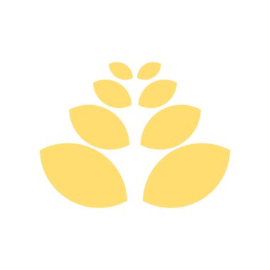 ayçiçeği ikonu. düz renk vektör çizimi