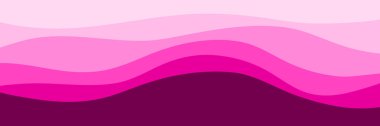 Pembe dalgalı ve dalgalı çizgileri olan soyut bir arkaplan. vektör illüstrasyonu