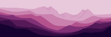 Dağlı soyut renkli arkaplan