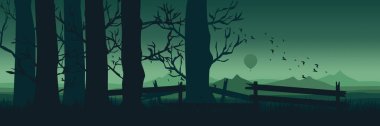Gecenin karanlık ormanı