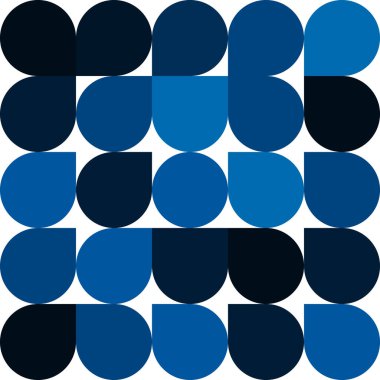 Soyut Geometrik Desen üretken hesaplama sanatı çizimi