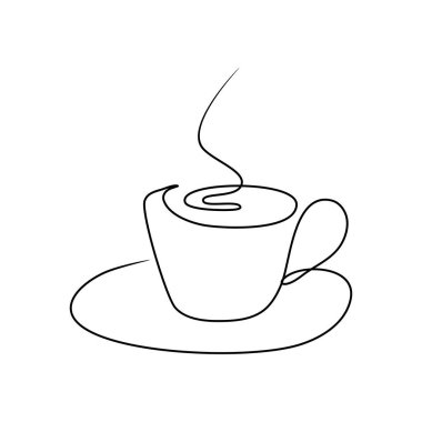 Vektör Kahve Kupası İllüstrasyonu