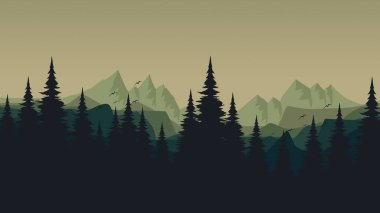 Gecenin karanlık ormanı