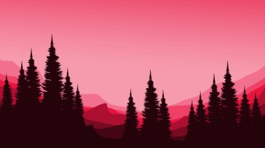 Metin için kopyalama alanı olan soyut yaratıcı dağlar.