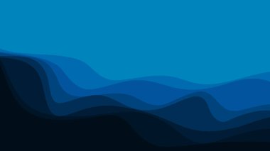 soyut mavi dalga arkaplan tasarımı.