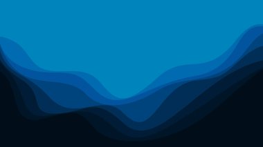 mavi renkli. vektör çizim.