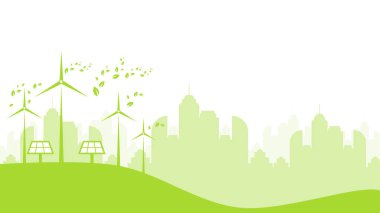 vektör şehir manzarası illüstrasyonu