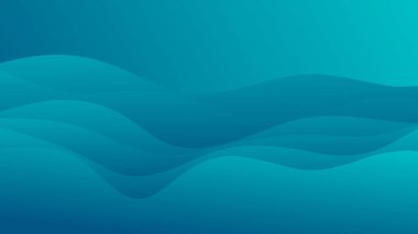 Mavi dalga arka plan. Vektör çizimi