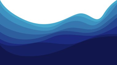 Renkli peyzaj dalgası tasarım vektör çizimi duvar kağıdı, arkaplan, arkaplan, pankart, ui, ux, business ve tasarım şablonu için iyidir