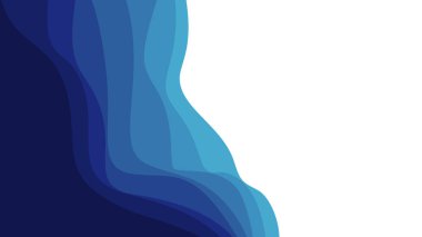 mavi soyut dalga geçmiş