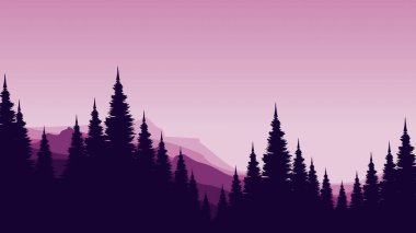 Soyut dağ manzarası arka planı