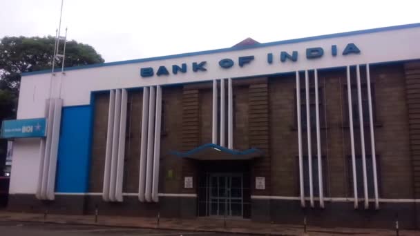 Nairobi Kenia März 2021 Video Der Bank India Aufgenommen Nairobi — Stockvideo