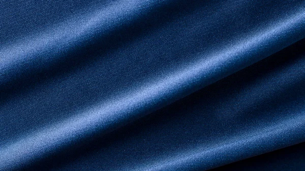 Kék Szövet Szövet Háttér Textúra — Stock Fotó