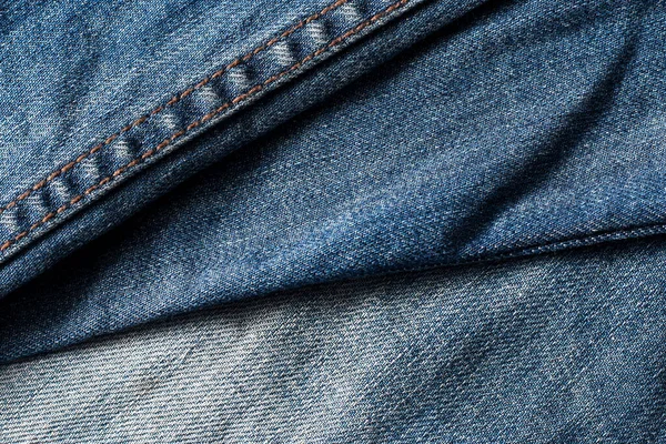 Oude Grunge Blauwe Jeans Textuur Achtergrond — Stockfoto