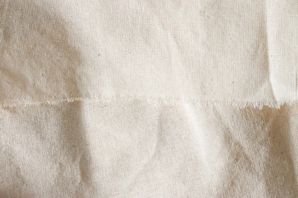 Fehér Calico Szövet Szövet Háttér Textúra — Stock Fotó