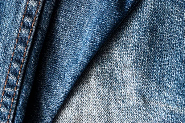 Old Grunge Blue Jeans Texture Background — Stock Photo, Image