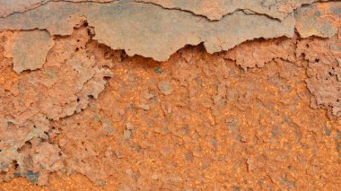 İç dekorasyon ve endüstriyel yapı tasarımı için grunge paslı metal dokusu arka planı