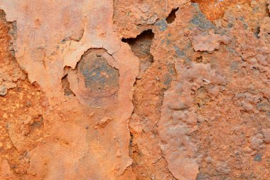 İç dekorasyon ve endüstriyel yapı tasarımı için grunge paslı metal dokusu arka planı