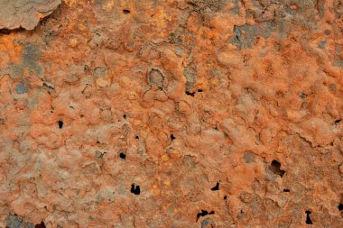 İç dekorasyon ve endüstriyel yapı tasarımı için grunge paslı metal dokusu arka planı