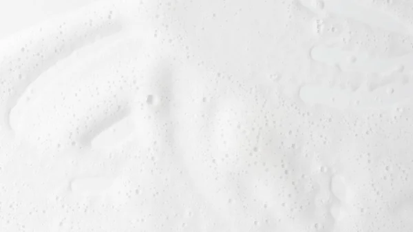Αφηρημένη Υφή Λευκού Σαπουνιού Αφρός Σαμπουάν Φυσαλίδες — Φωτογραφία Αρχείου