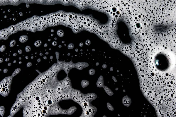 Abstract Background White Soapy Foam Texture Shampoo Foam Bubbles — Stock Photo, Image