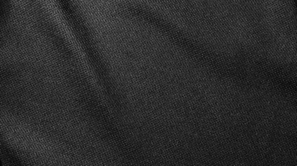 Μαύρο Ύφασμα Υφασμάτινο Φόντο Υφή — Φωτογραφία Αρχείου