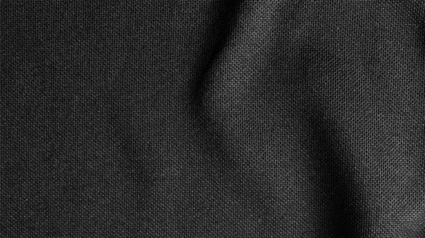 Black Fabric Cloth Background Texture — Stock Photo, Image
