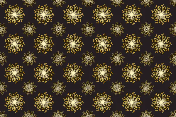 Çiçek desenli kusursuz desen. Çiçek arkaplanı. Botanik yüzey deseni tasarımı.