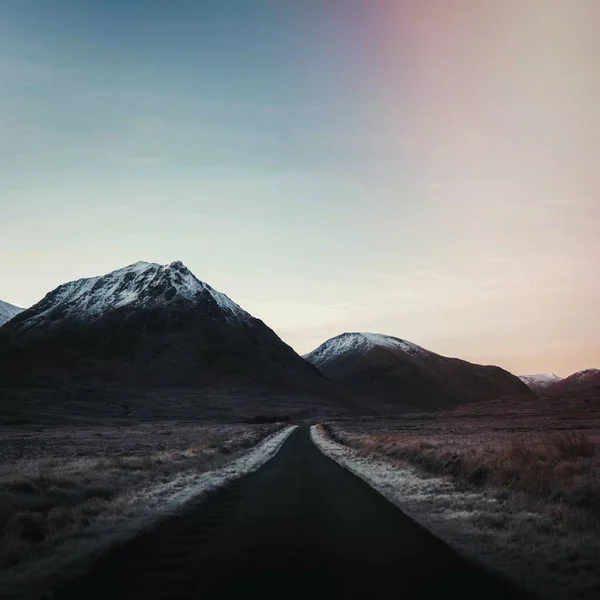 Mountain pass at Glen Coe in Scotland