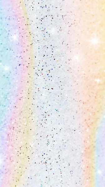 Pastel glittery rainbow background