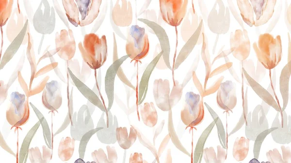 Flower wallpaper, floral beige graphic