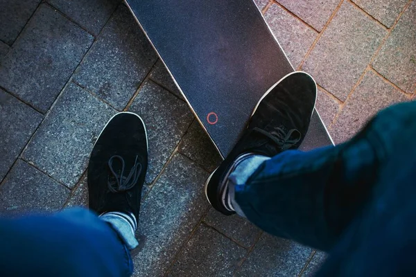 A skateboard aesthetic background
