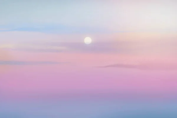 Sunset background on pastel sky