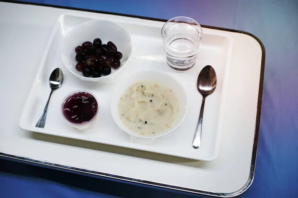 Лікарняне Харчування Пацієнтів Стокова Картинка
