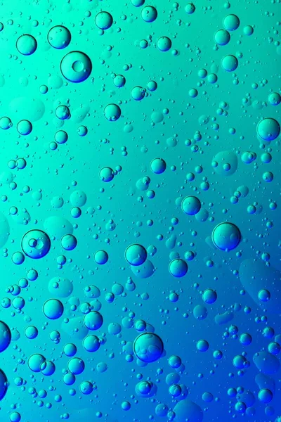 Azul Textura Fundo Óleo Bolha Água Papel Parede — Fotografia de Stock