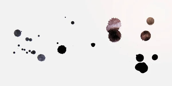 Black Paint Splatter Collage Element — Stock Photo, Image