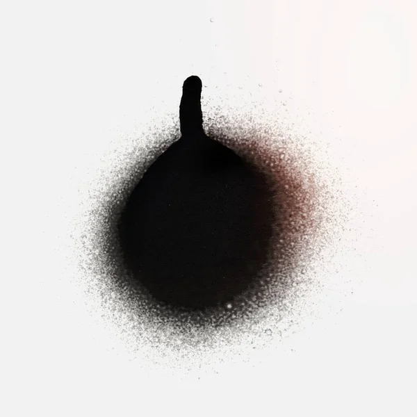 Black Ink Splatter Collage Element — Stock Photo, Image