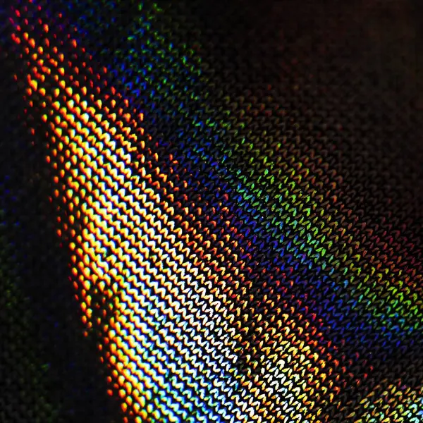 Silver Hologram Textile Background — 图库照片