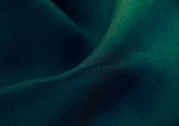 Dunkelgrüner Stoff Hintergrund — Stockfoto