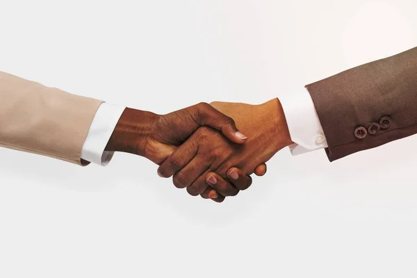 Acordo Negócios Handshake Mão Gesto — Fotografia de Stock
