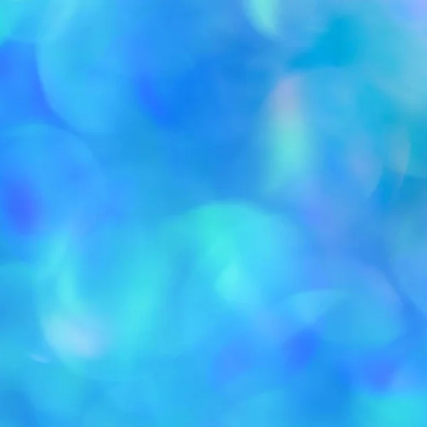 Abstract Helder Blauw Bokeh Achtergrond — Stockfoto