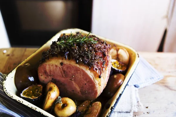 stock image Mouth watering roasted ham