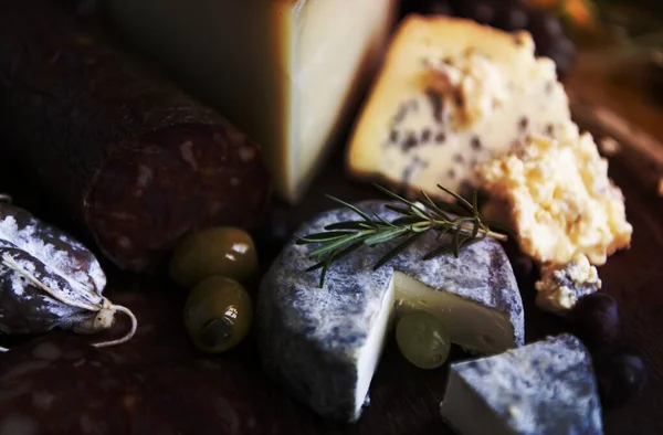 Peynir Tabağı Yemek Tarifi Fikri — Stok fotoğraf