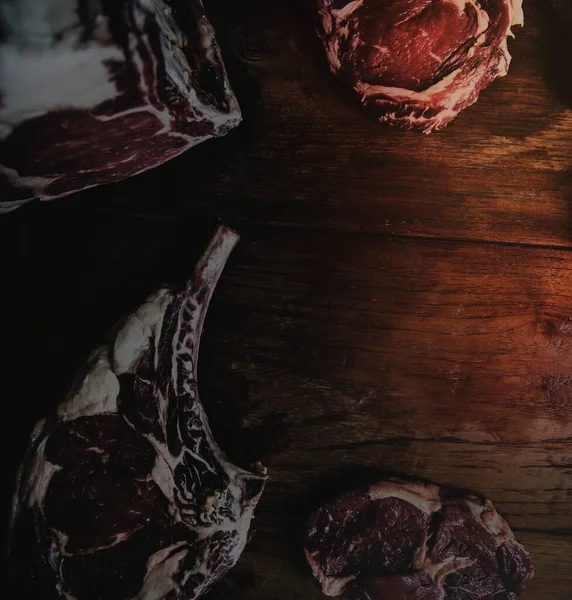 牛肉料理写真レシピのアイデアのカット — ストック写真